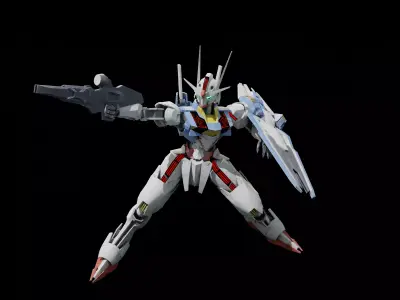 Ariel gundam 3D model