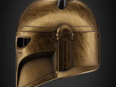 The Mandalorian Armorer Helmet for Cosplay 3D print model