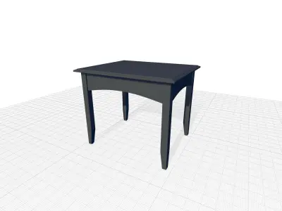 Shaker End Table 3D model