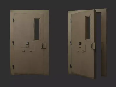 Prison Door 3D model