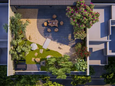 Japanese Garden 3D model