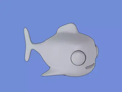  Golden Fish  Free 3D model