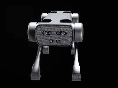 Alien-Go Robot Dog PBR Gameready Low-poly 3D model