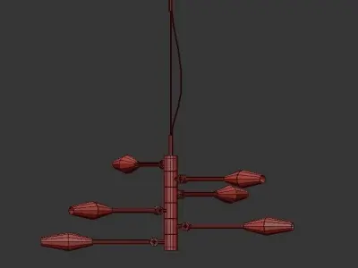 Paulette Chandelier 3D model
