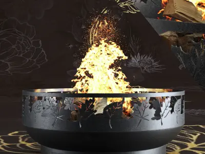 Fire Bowl  3D Model Pack
