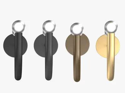 Bower C Floor Lamp 3D model