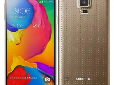 Samsung Galaxy S5 LTE-A Copper Gold 3D model