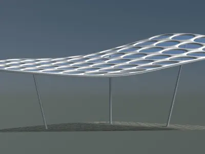 Parametric pavilion model 2348 3D model