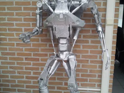 Terminator real life size 1m80 3D model