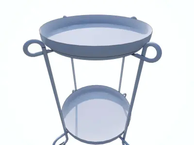 IKEA LIVELYCKE Tray Table Low-poly 3D model