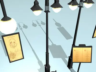 cafe restaurant tools 3D model