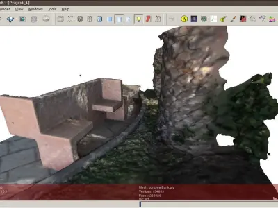 concrete bank 3D model