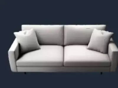 Grey Sofa 3D model buy