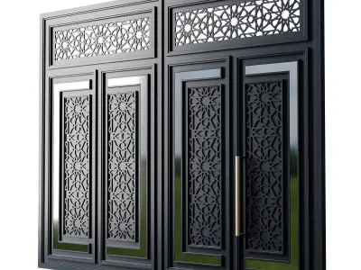 Gate black loft 012 3D model
