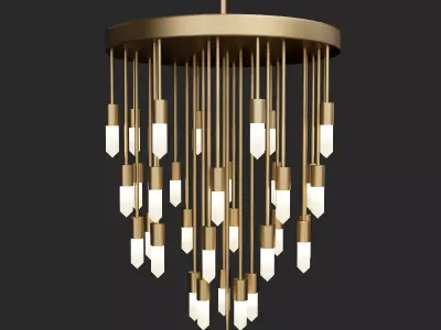 Maire chandelier 3D model