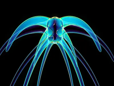 Alien spaceship 3D model