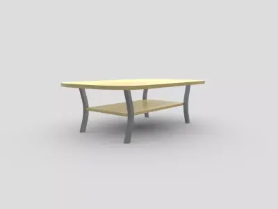 Coffe Table Free low-poly 3D model