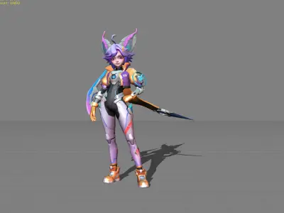 Joy Exostar Scout Low-poly 3D model