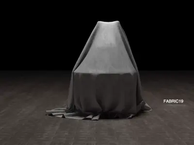 Fabric Cover 19 Low-poly 3D model