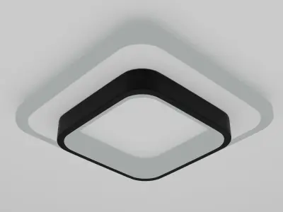 LED chandelier for room and corridor lighting 2 3D model