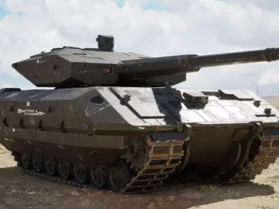 Next Gen MBT Low Poly Game Ready  Low-poly 3D model