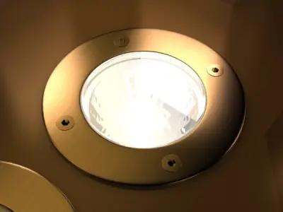 10 Halogen Lamp collection 3D model