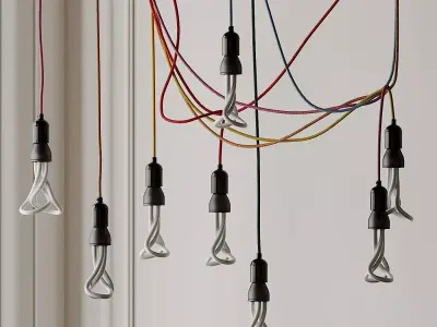 ORIGINAL PLUMEN 001 Chandelier 3D model