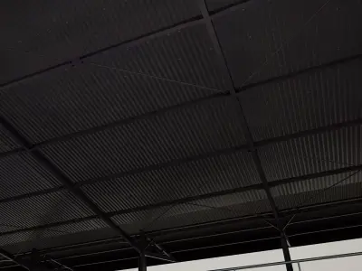 Racetrack Grandstand Tribune 2 Versions  3D model