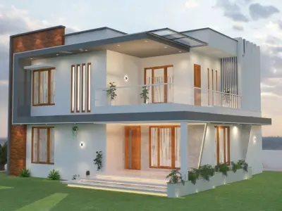 Exterior House Design 3D model