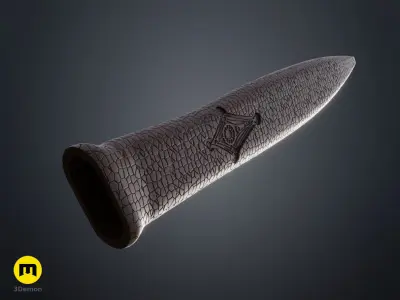 Stilgar Crysknife Sheath 3D print model