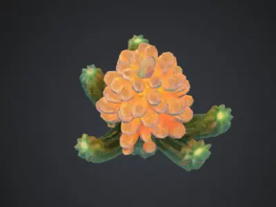 Scifi Fantasy Plant 3D model