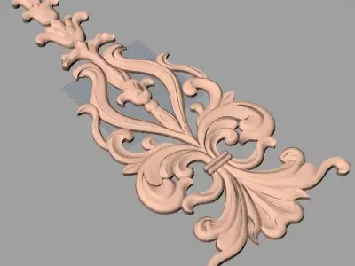 Artcam 3D relief STL models for CNC woodworking E110 3D model