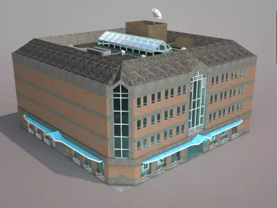 Gallery Building 3D model
