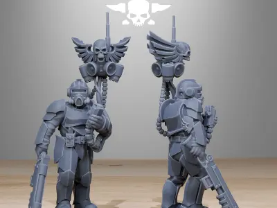 GrimGuard Enforcers 3D print model