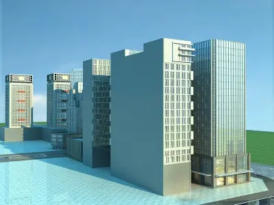 Cityscape 3 3D model