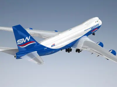  Boeing 747-8F Silk Way West Airlines 
