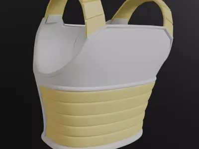 Vegeta Saiyan Suit Armor Wearable Cosplay 3D print model