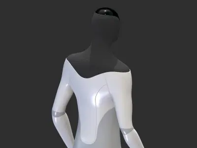 Tesla Optimus PBR Realistic Low-poly 3D model