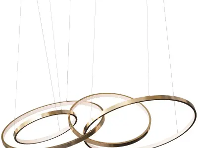 Oracle Rings Horizontal by Anzazo 3D model