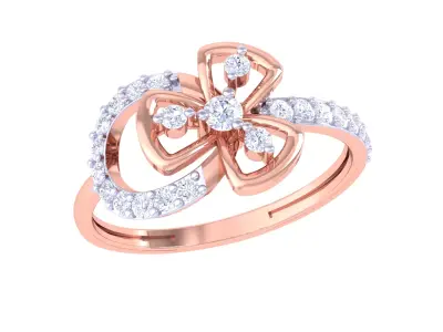  Women Ring MTL 3dm STL OBJ FBX Details 3D print model 113