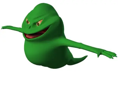 Ghost Low-poly 3D model