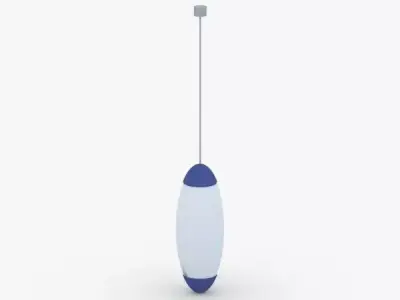 1500 - Hanging Lamp Low-poly 3D model