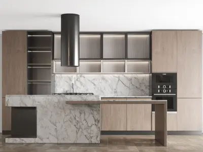 Kitchen 090 3D model