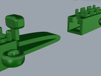 round tennis bracelet light wieght 3D print model