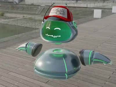 Assistant Droid 3D model