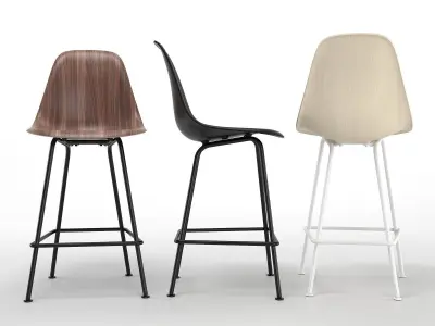 Eames Shell Stool 3D model