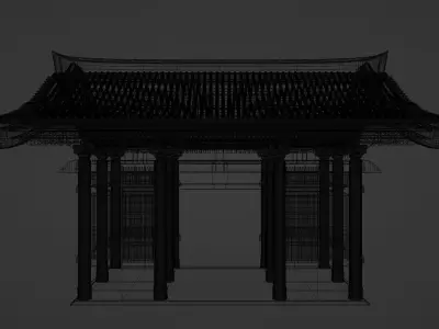 Kaminarimon - Thunder Gate Free 3D model