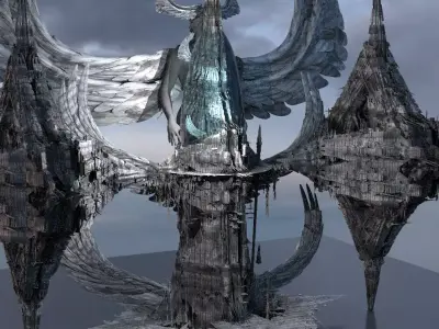 Art Deco Deep sea Rapture city Grand  3D model