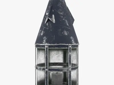 Medieval lantern 3D model buy