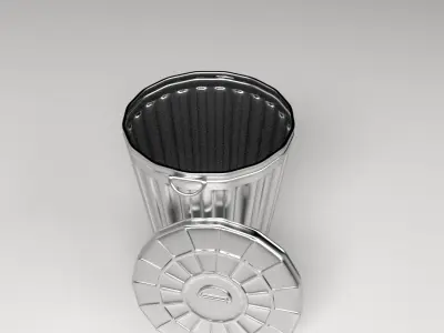 Garbage Can 3D model